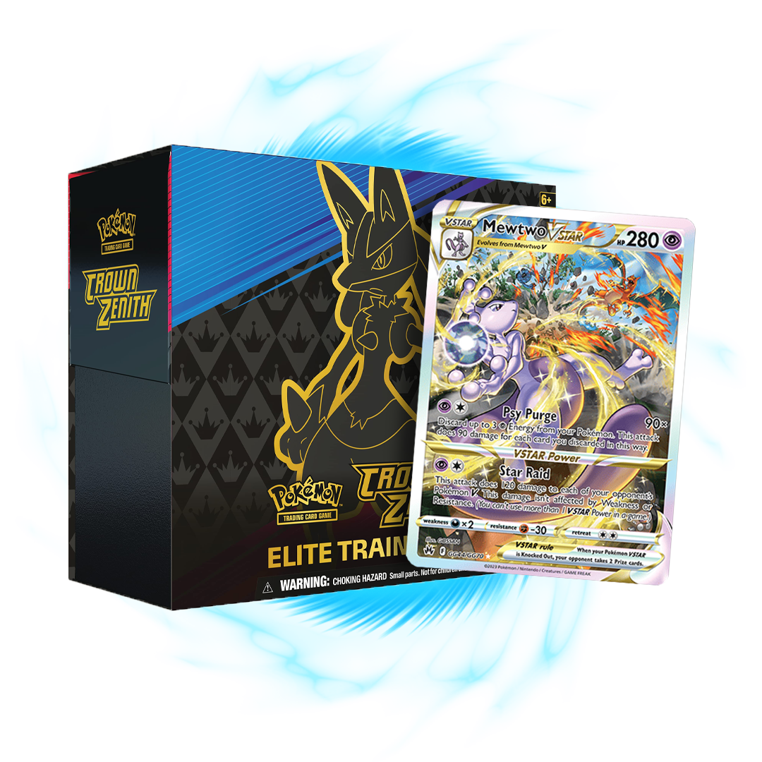 Pokemon Crown buy Zenith Elite Trainer Box Bundle