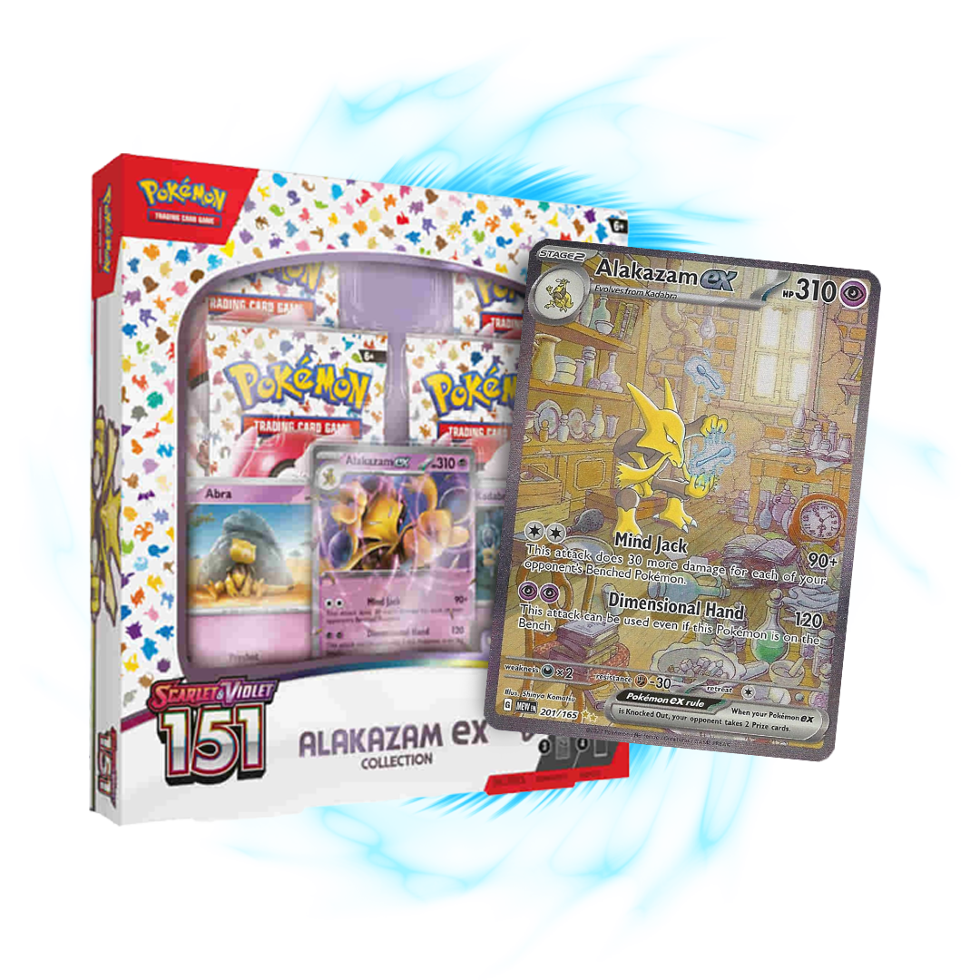 Pokemon 151 Alakazam Collection Box