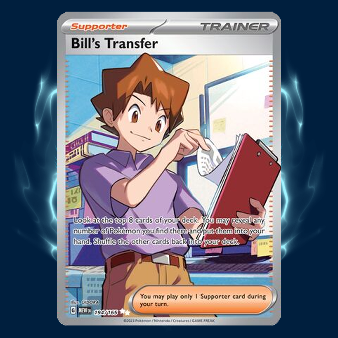 Pokmon Card 151 - Bill's Transfer (Master Ball Foil) 164/165 SV2a - Japanese Near Mint Bill's Transfer 199/165 Sv2a: Pokemon Card 151 Pokmon Card 151 - Bill's Transfer (Master Ball Foil) 164/165 SV2a - Japanese Near Mint Bill's Transfer 199/165 Sv2a: Pokemon Card 151