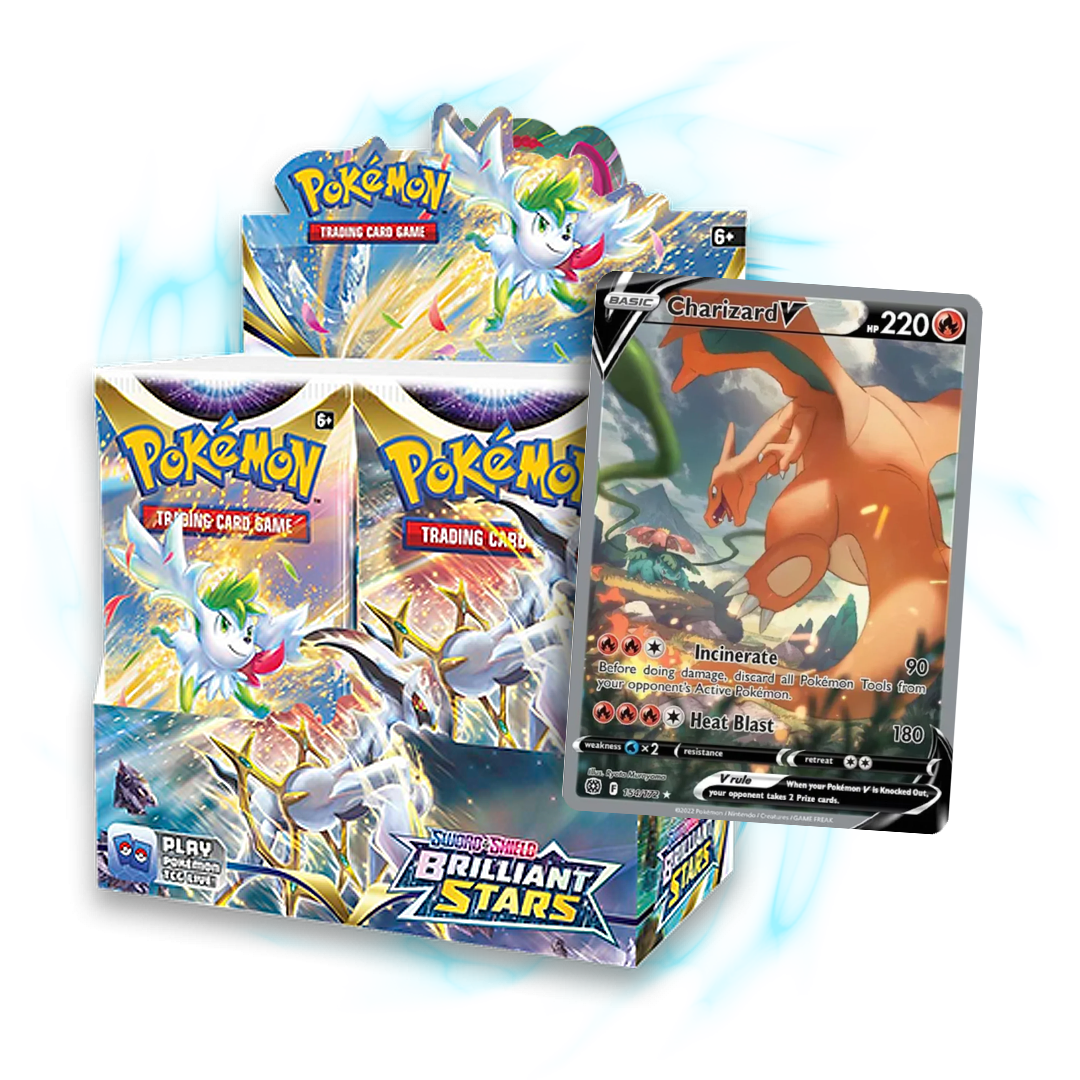 Pokemon Brilliant Stars Booster Box Card Galaxy Pokemon Brilliant Stars Booster Box Card Galaxy