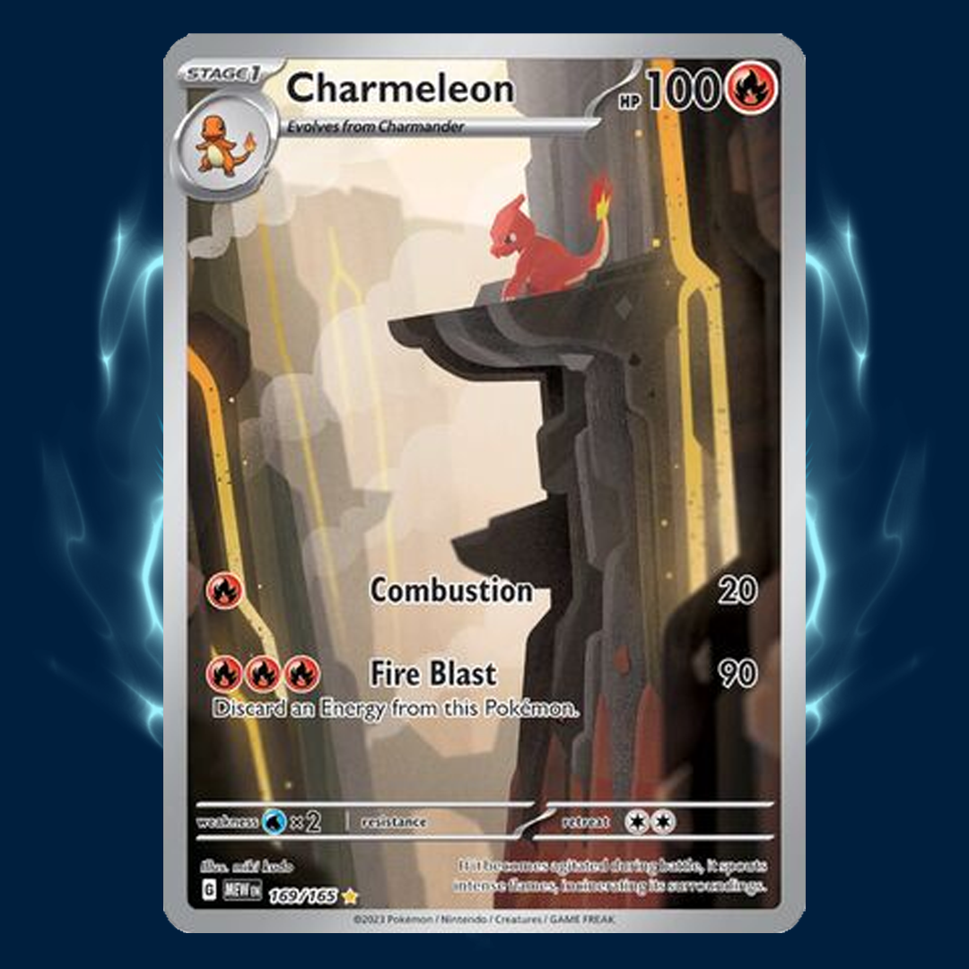 Pokemon 151 Charmeleon IR 169/165 Card Galaxy Pokemon 151 Charmeleon IR 169/165 Card Galaxy