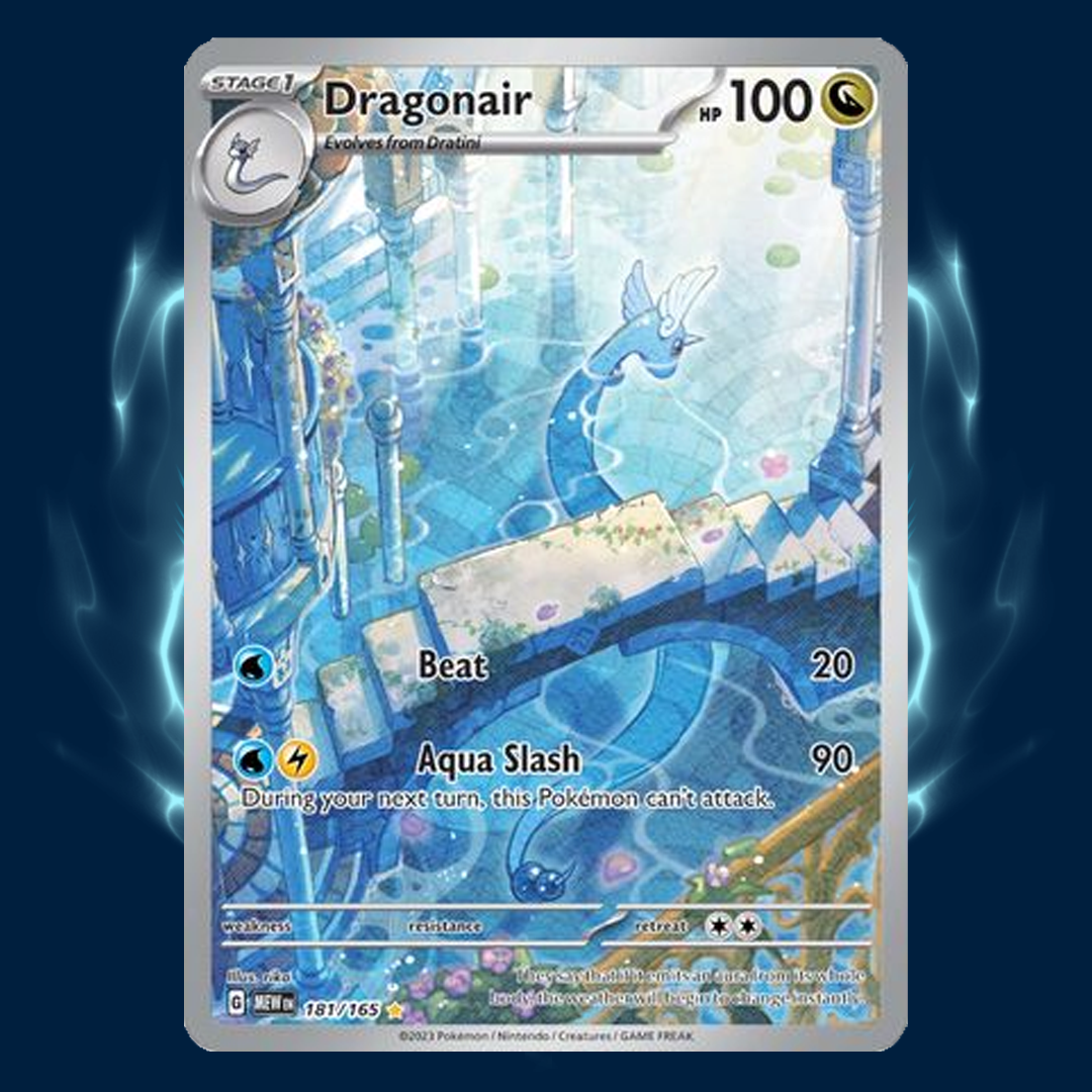 Pokemon 151 Dragonair IR 181/165 Card Galaxy Pokemon 151 Dragonair IR 181/165 Card Galaxy