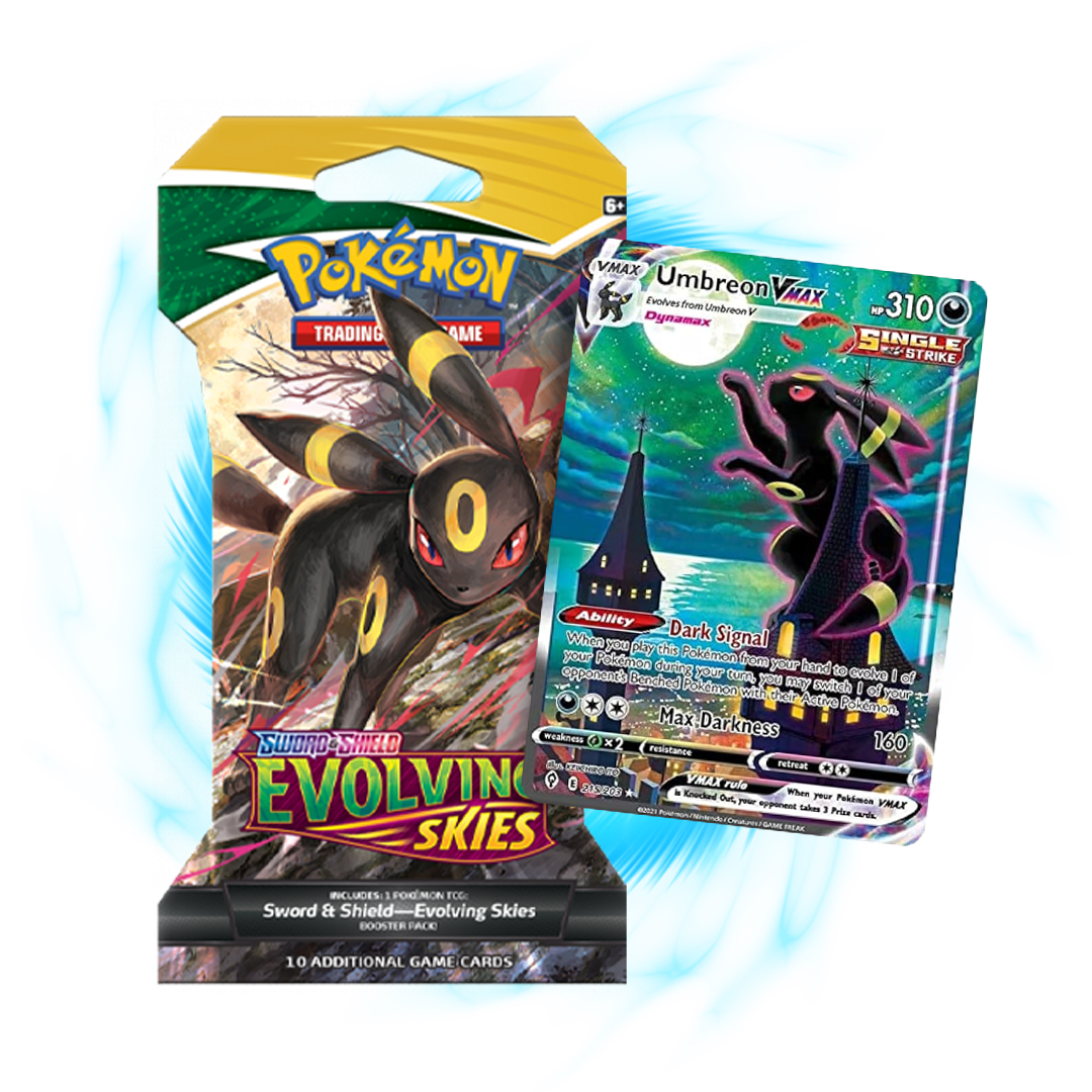 Pokemon Evolving Skies Sleeved Booster Pack Card Galaxy Pokemon Evolving Skies Sleeved Booster Pack Card Galaxy
