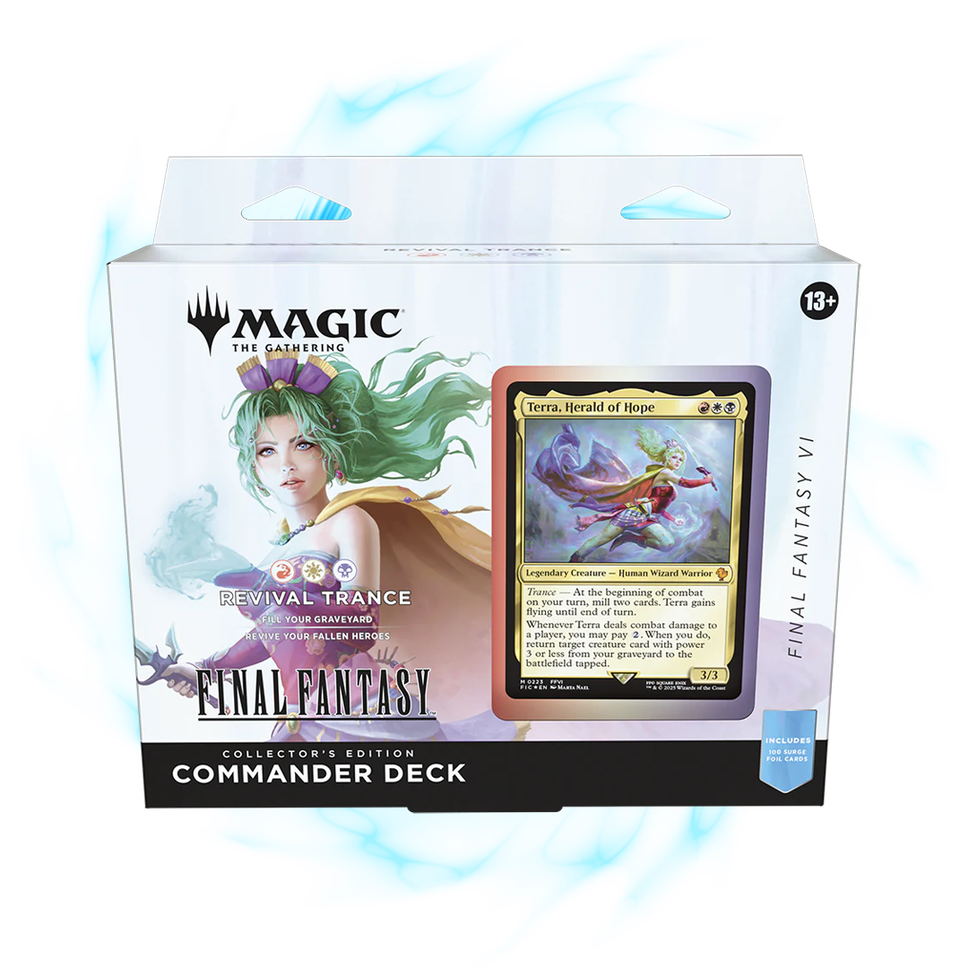 Magic The Gathering Final Fantasy VI Revival Trance Collector's Edition Commander Deck