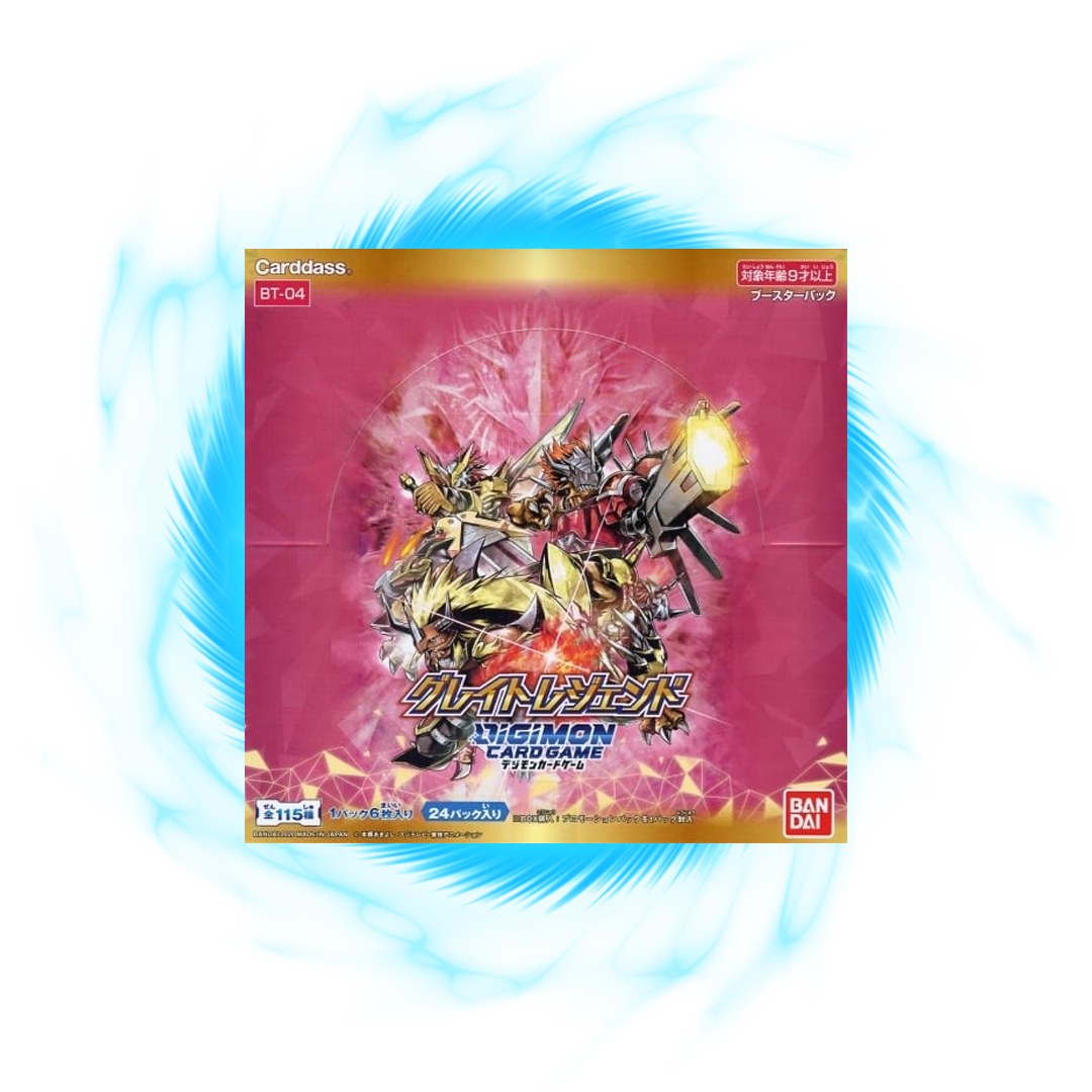 Digimon Great Legend BT04 Japanese Booster Box Card Galaxy Digimon Great Legend BT04 Japanese Booster Box Card Galaxy
