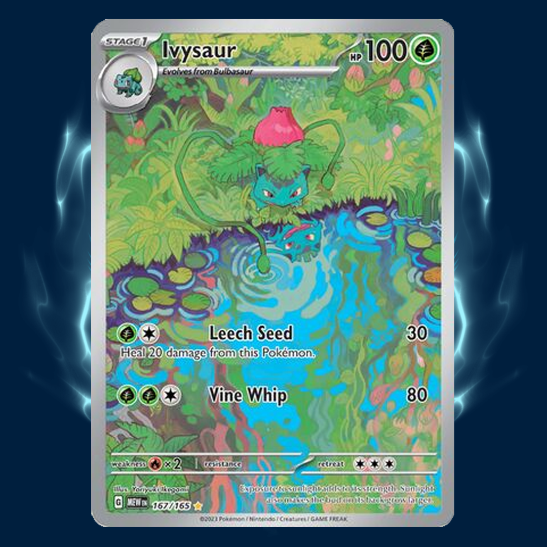 pokemon card ivysaur Pokemon 151 Ivysaur IR 167/165 – Card Galaxy