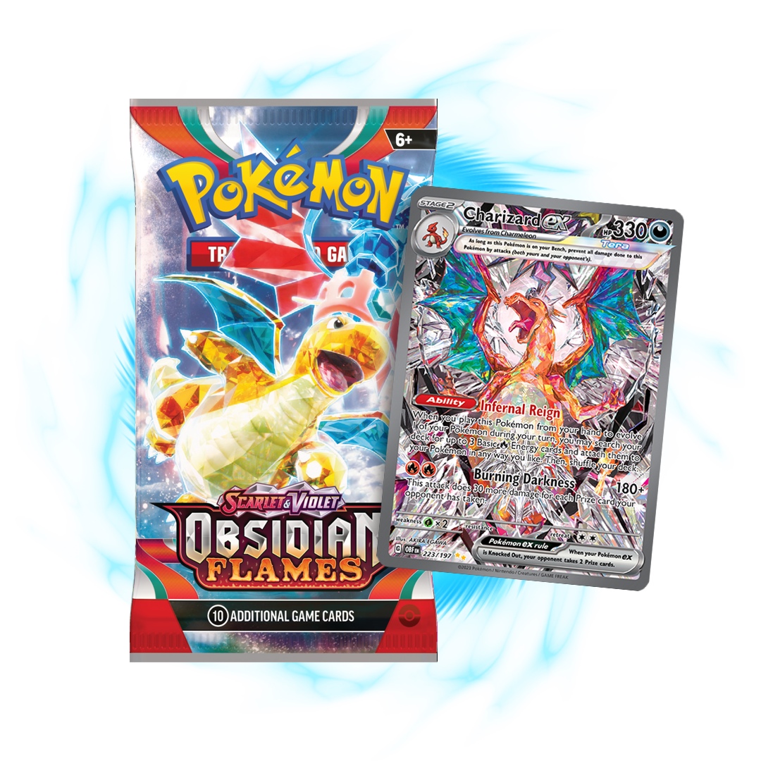 Pokemon Obsidian Flames Booster Pack Card Galaxy Pokemon Obsidian Flames Booster Pack Card Galaxy