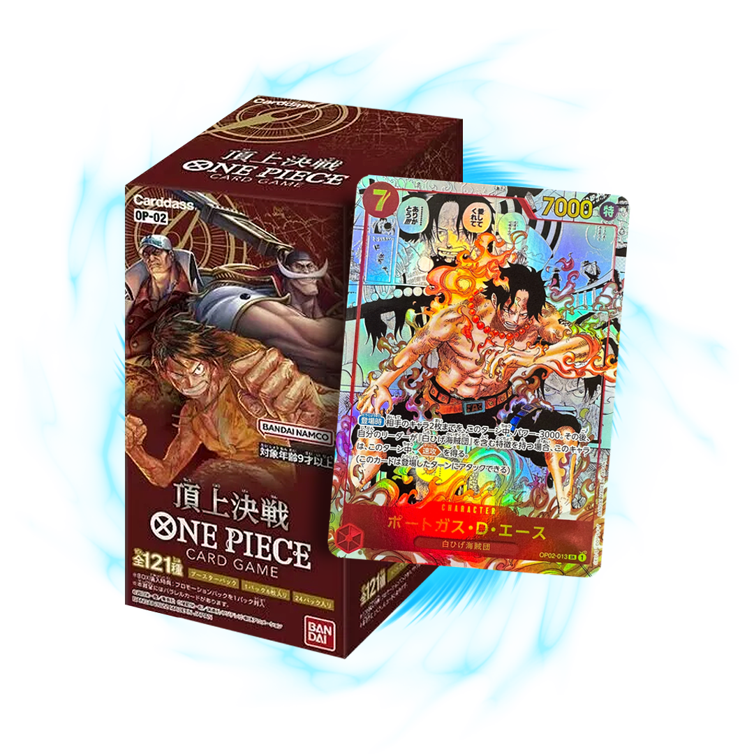 op02 booster box OP-02 Paramount War One Piece Booster Pack