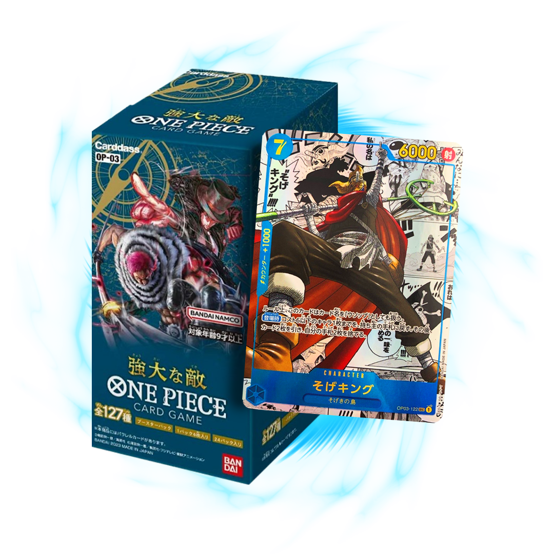One Piece OP-03 Pillars of Strength Japanese Booster Box Card Galaxy One Piece OP-03 Pillars of Strength Japanese Booster Box Card Galaxy