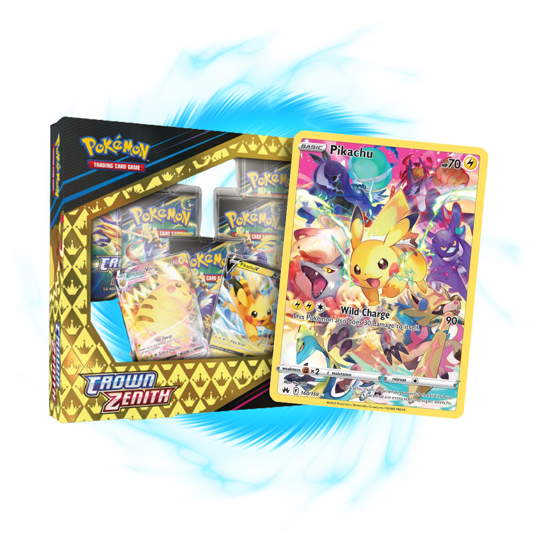 Pokemon Crown Zenith Pikachu Special Collection Box
