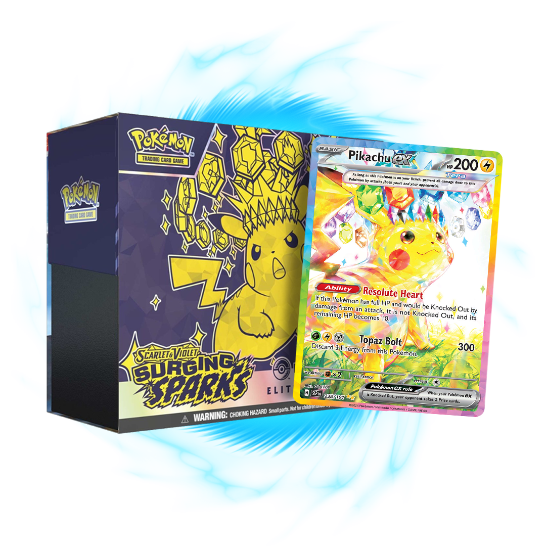 Pokemon Surging Sparks Pokemon Center Elite Trainer Box