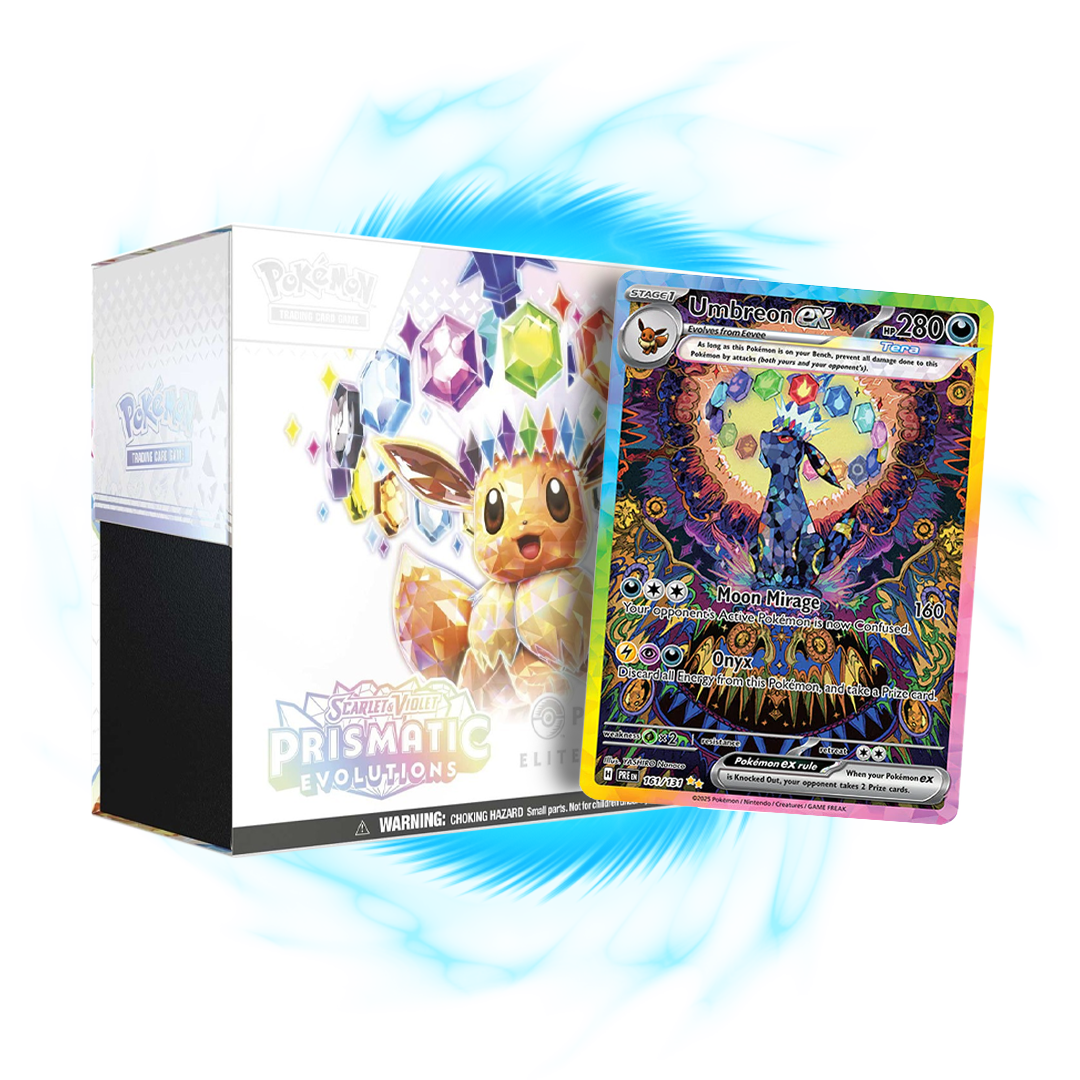 Pokemon Prismatic Evolutions Pokemon Center Elite Trainer Box