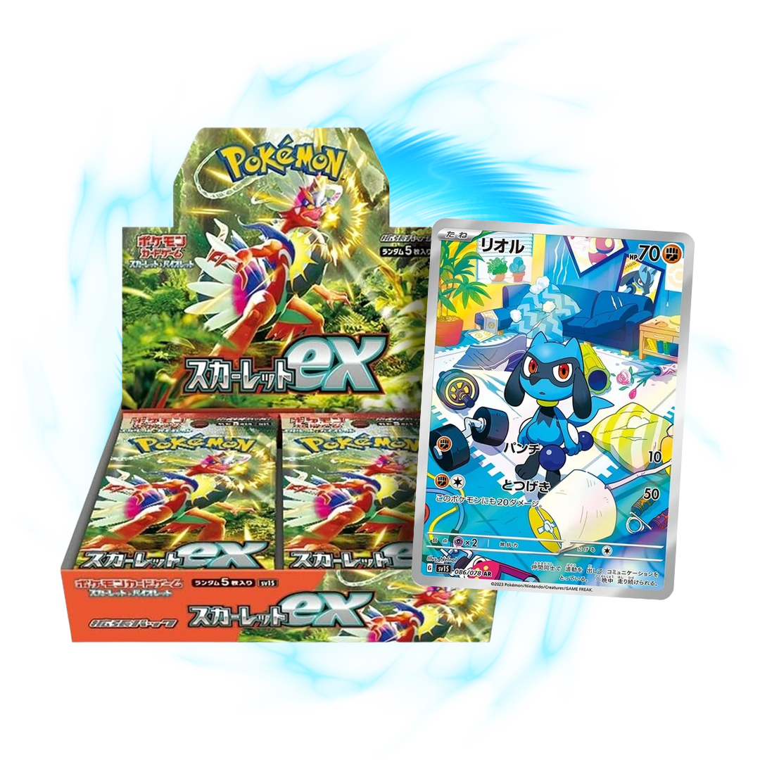 Pokemon Scarlet ex sv1S Japanese Booster Box Card Galaxy Pokemon Scarlet ex sv1S Japanese Booster Box Card Galaxy
