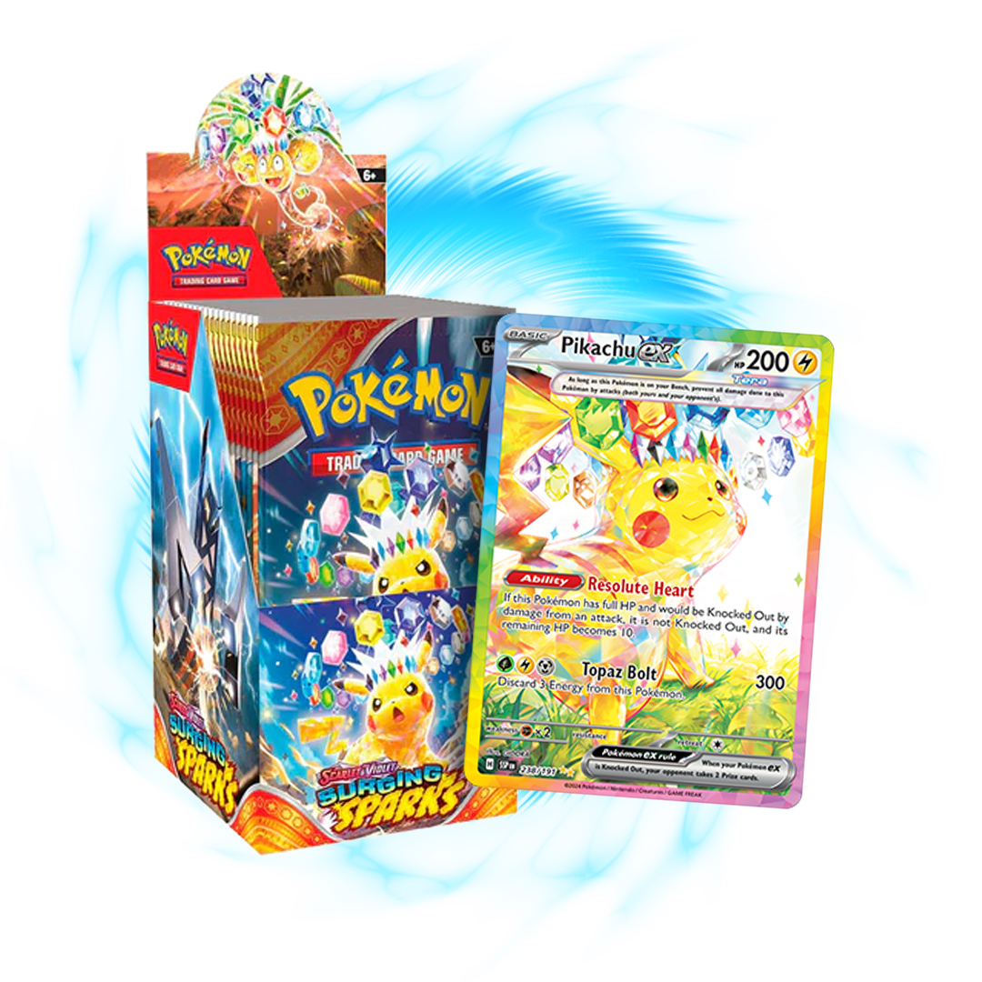 Pokemon Surging Sparks Half Booster Box Card Galaxy Pokemon Surging Sparks Half Booster Box Card Galaxy