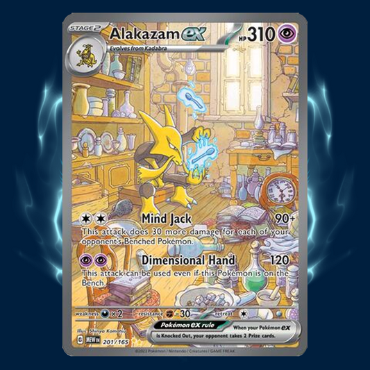 Pokemon 151 Alakazam SIR 201/165