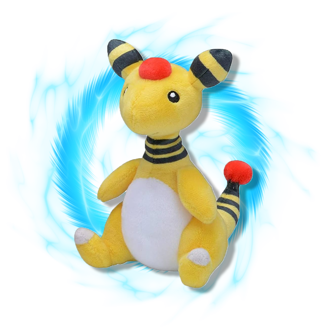 Pokemon Center Japanese Ampharos Fit Plushie