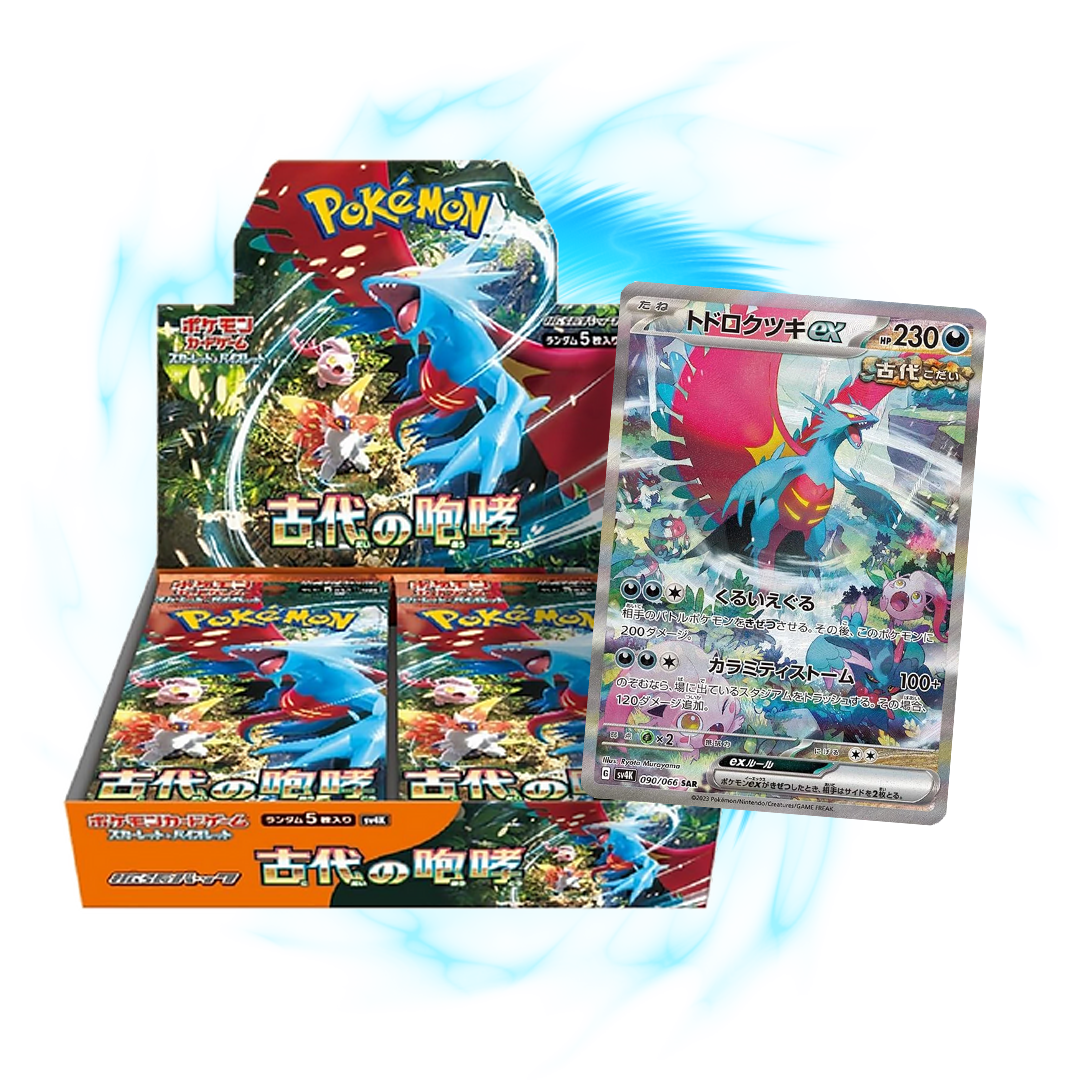 japanese ancient roar booster box Pokemon Japanese Booster Box Ancient Roar (sv4K)