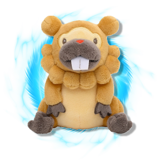 Pokemon Center Japanese Bidoof Fit Plushie