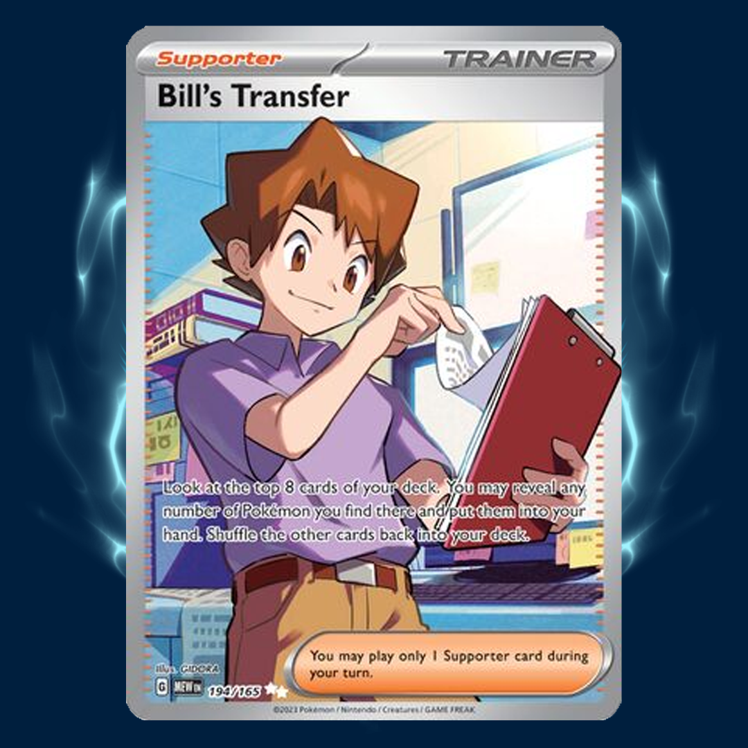 Pokemon 151 Bill's Transfer Full Art 194/165