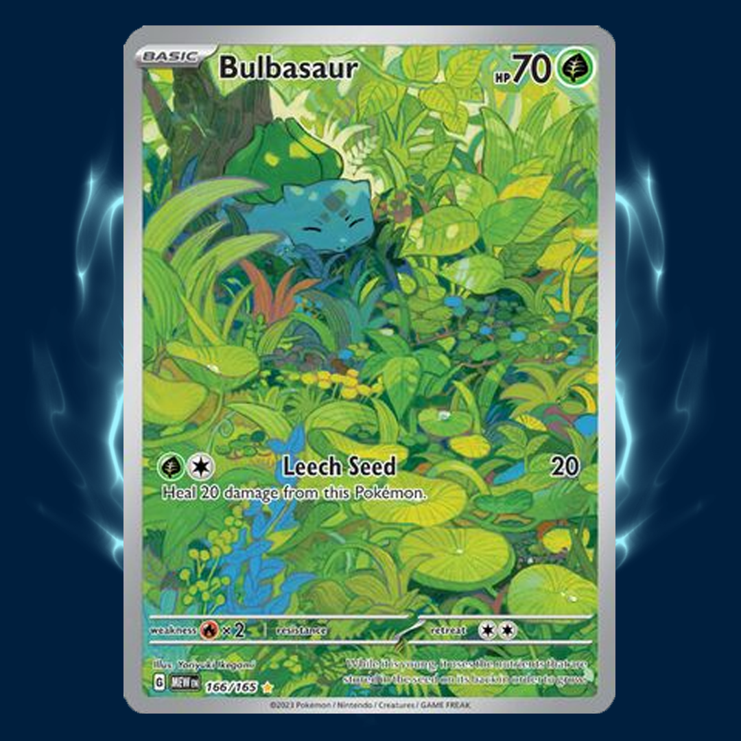 Pokemon 151 Bulbasaur IR 166/165