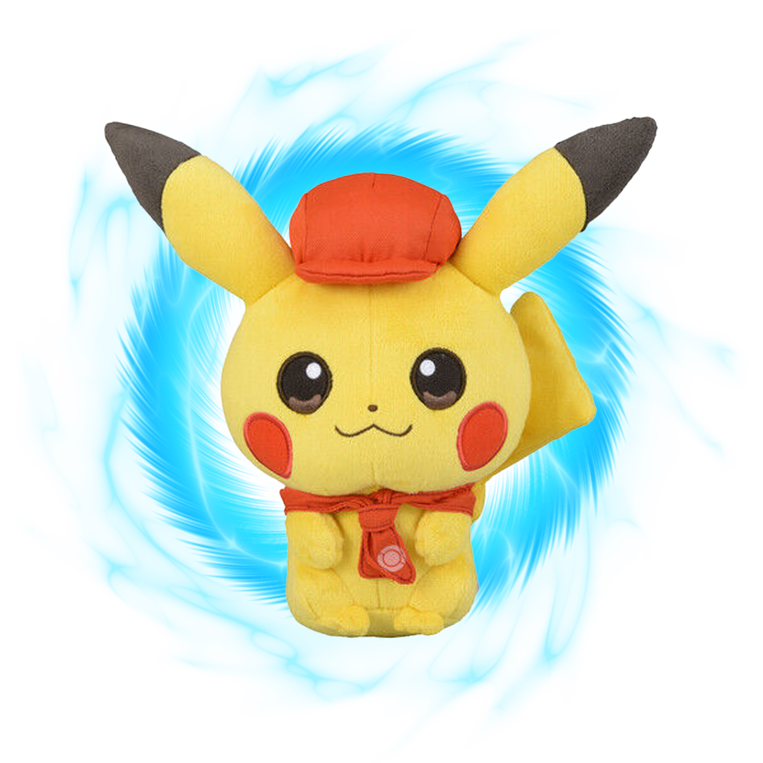 Pokemon Cafe Mix Pikachu (Large) Plushie