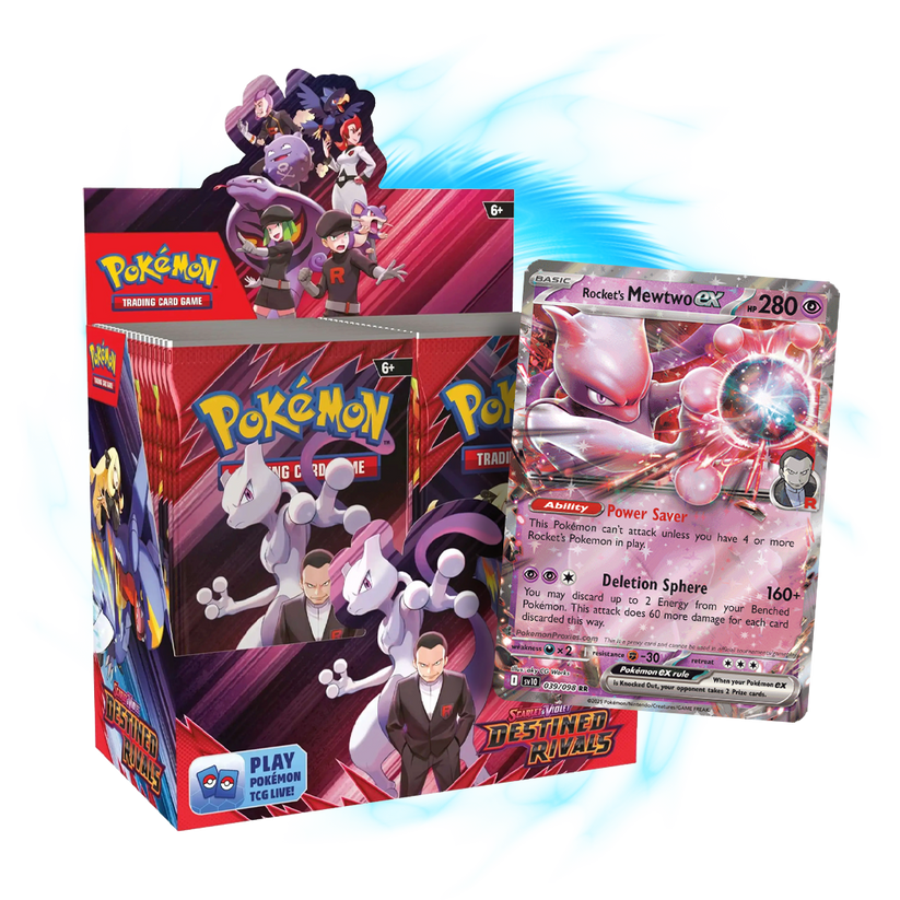 Pokemon Destined Rivals Team Rocket Booster Box – Card Galaxy