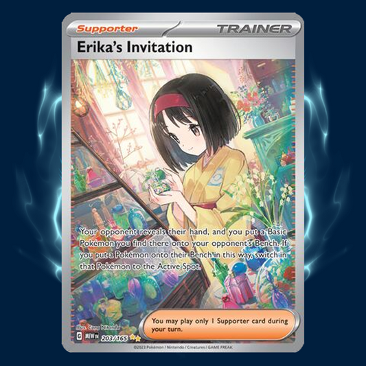 Pokemon 151 Erika's Invitation SIR 203/165