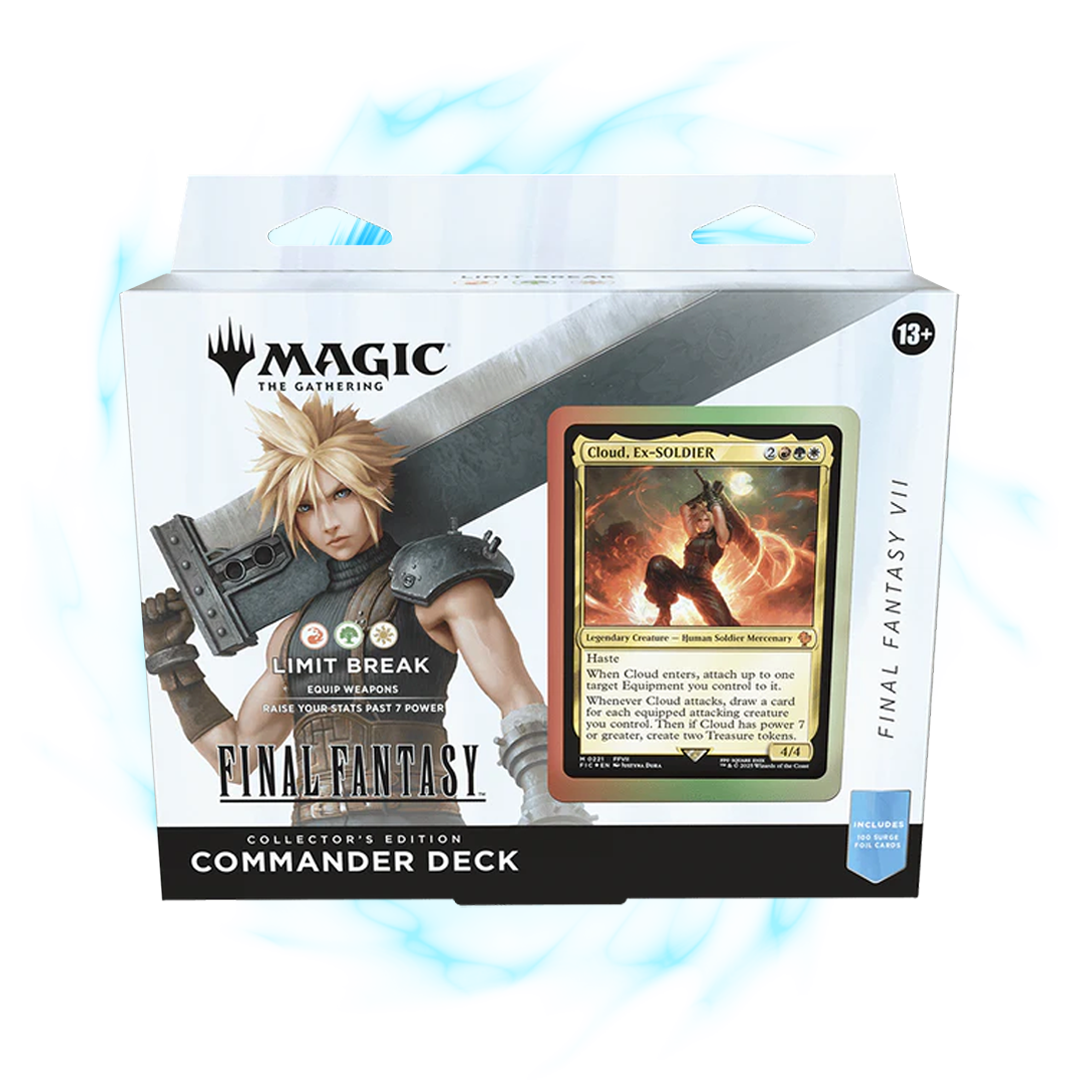 Magic The Gathering Final Fantasy VII Limit Break Collector's Edition Commander Deck