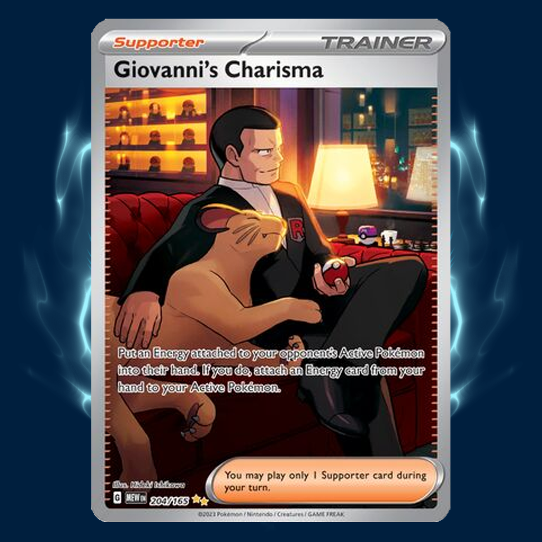 Pokemon 151 Giovani's Charisma SIR 204/165