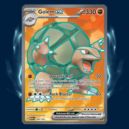 Pokemon 151 Golem Full Art 189/165