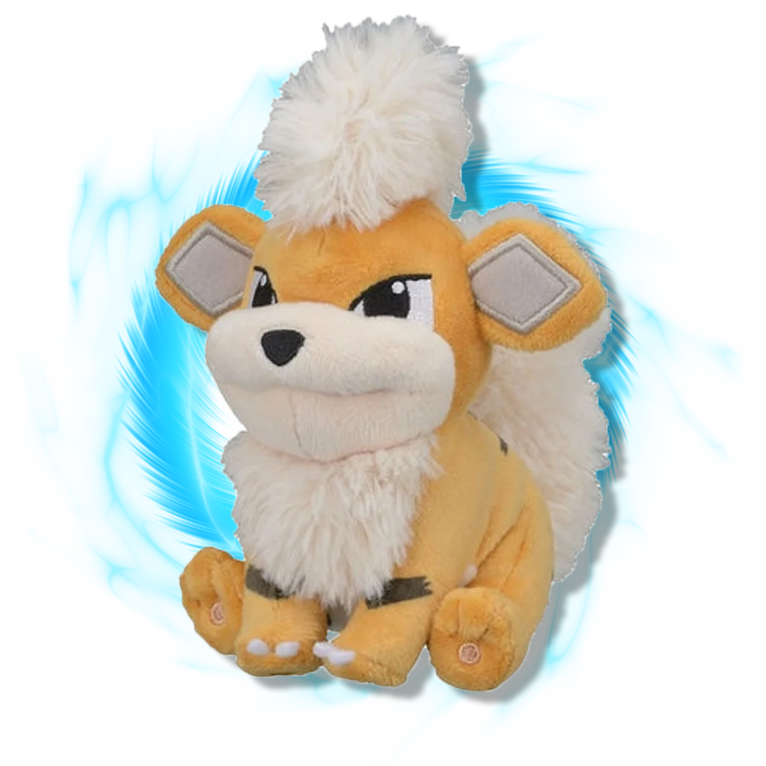 Pokemon Center Japanese Growlithe Fit Plushie