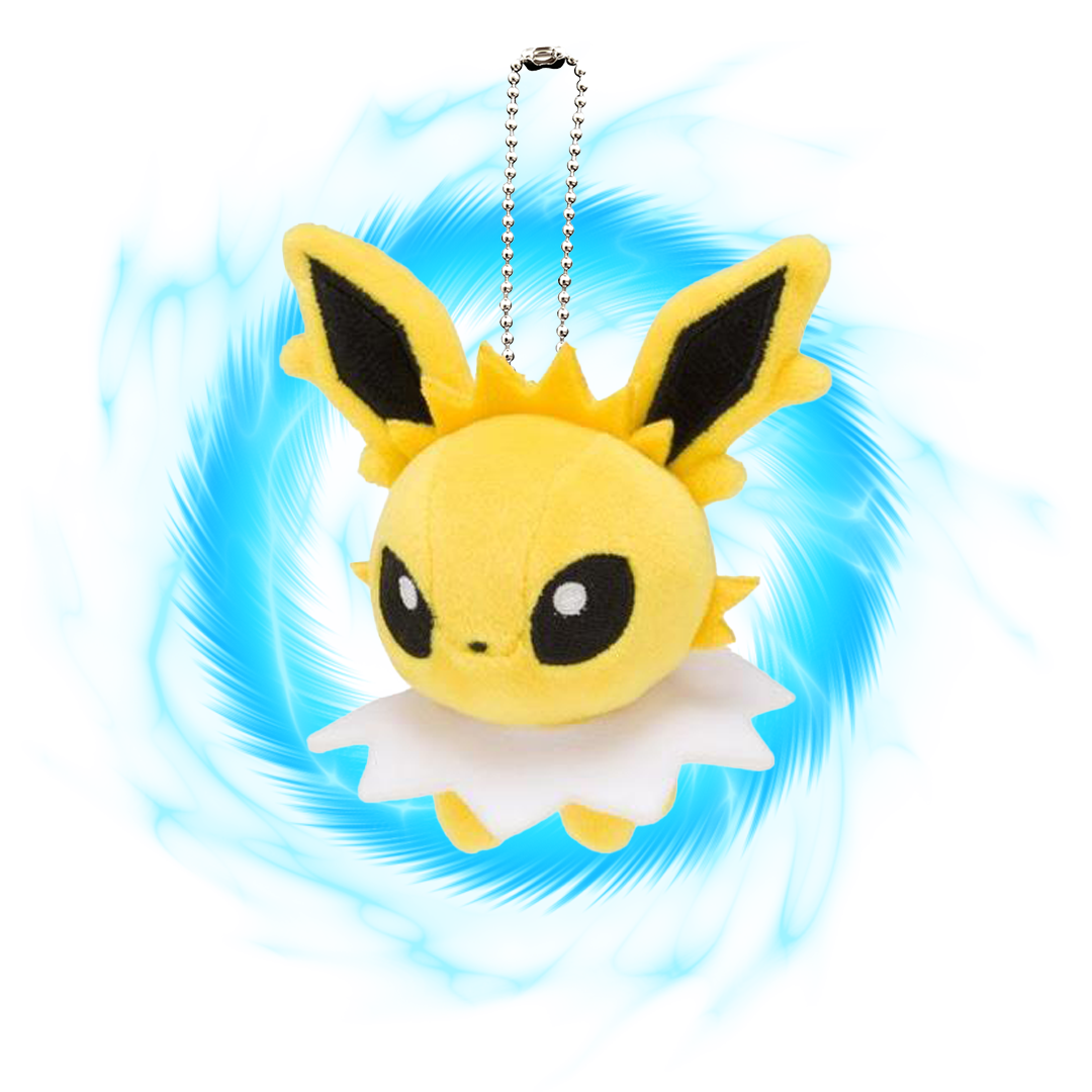 Pokemon Center Jolteon Plush Poke Doll Key Chain