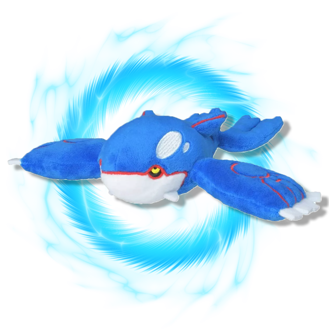 Pokemon Center Japanese Kyogre Fit Plushie