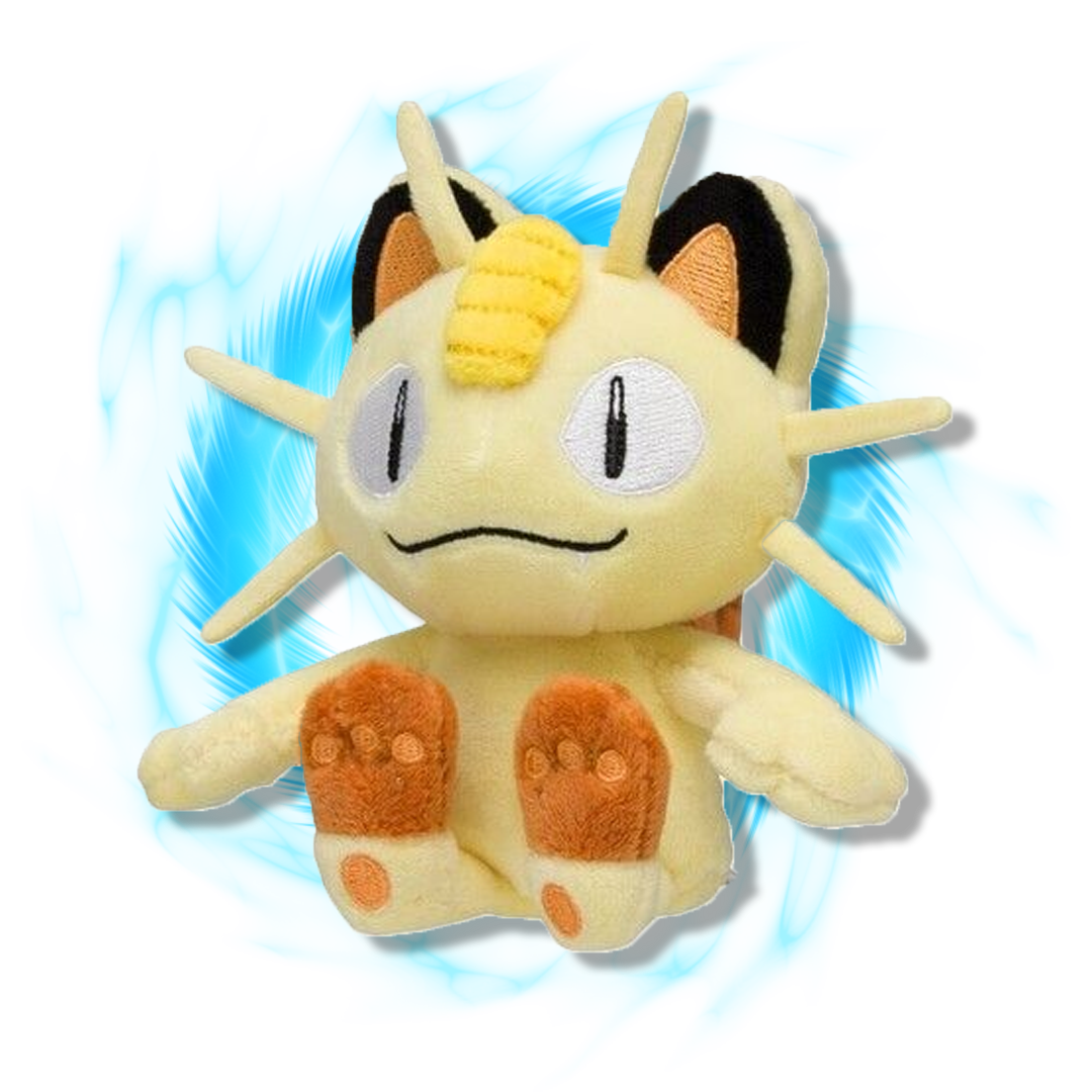 Pokemon Center Japanese Meowth Fit Plushie