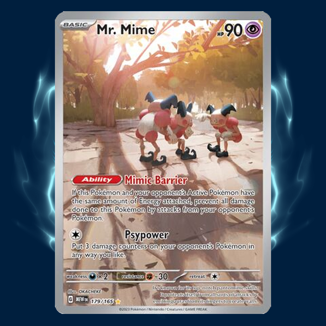 Pokemon 151 Mr Mime IR 179/165