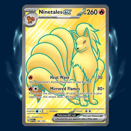 Pokemon 151 Ninetails Full Art 186/165