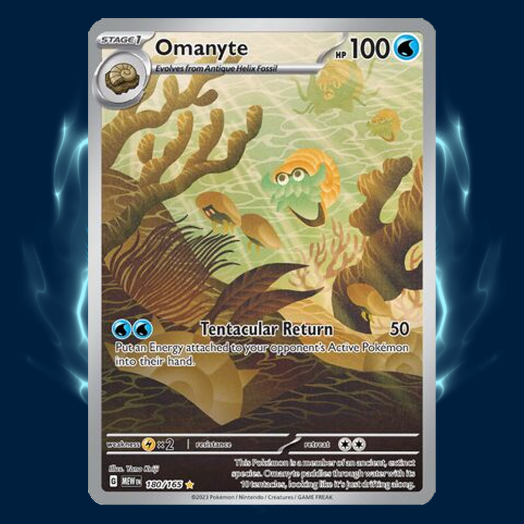 Pokemon 151 Omanyte IR 180/165