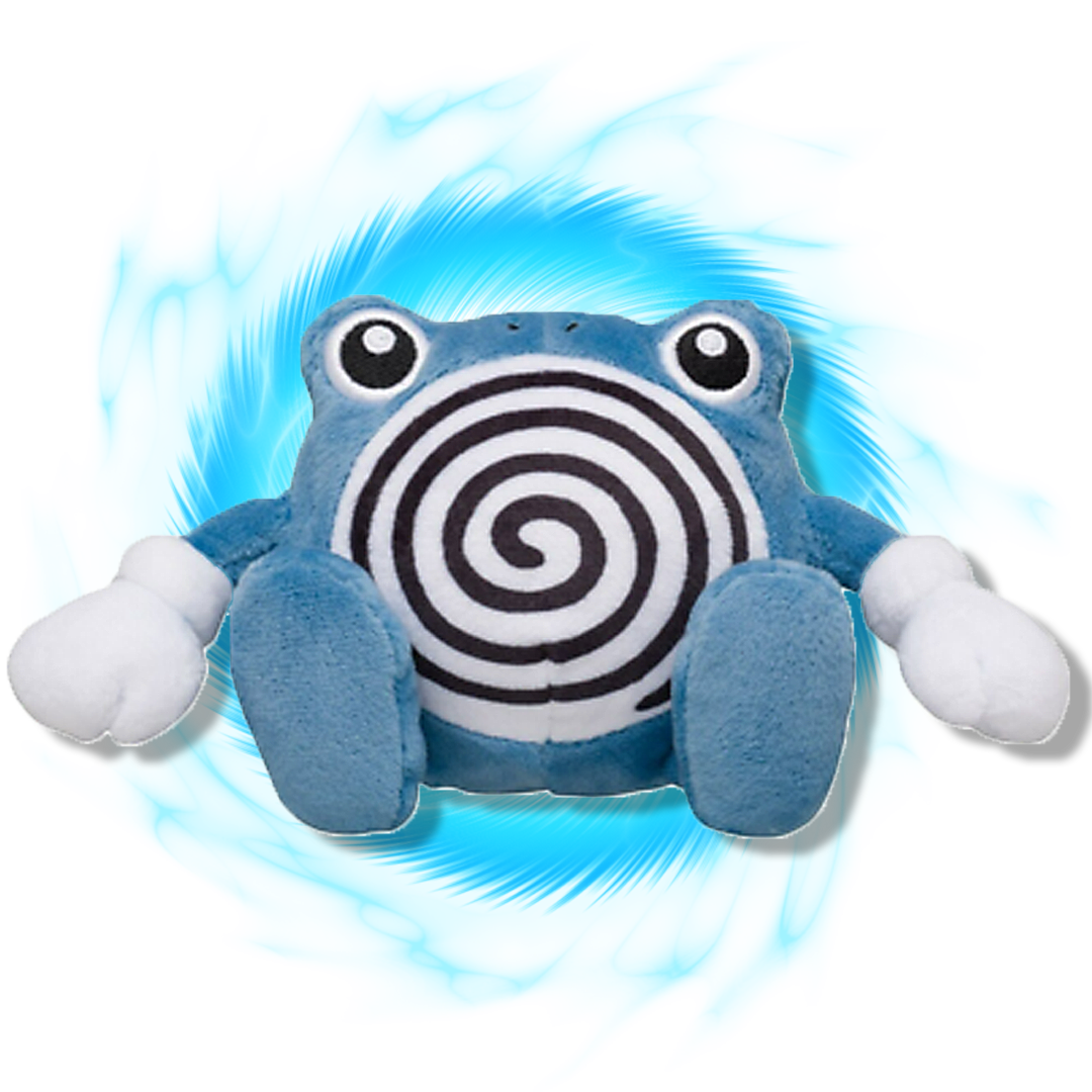 Pokemon Center Japanese Poliwhirl Fit Plushie