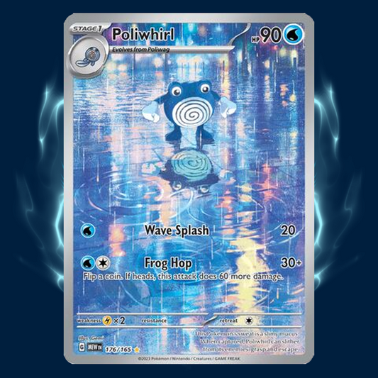 Pokemon 151 Poliwhirl IR 176/165