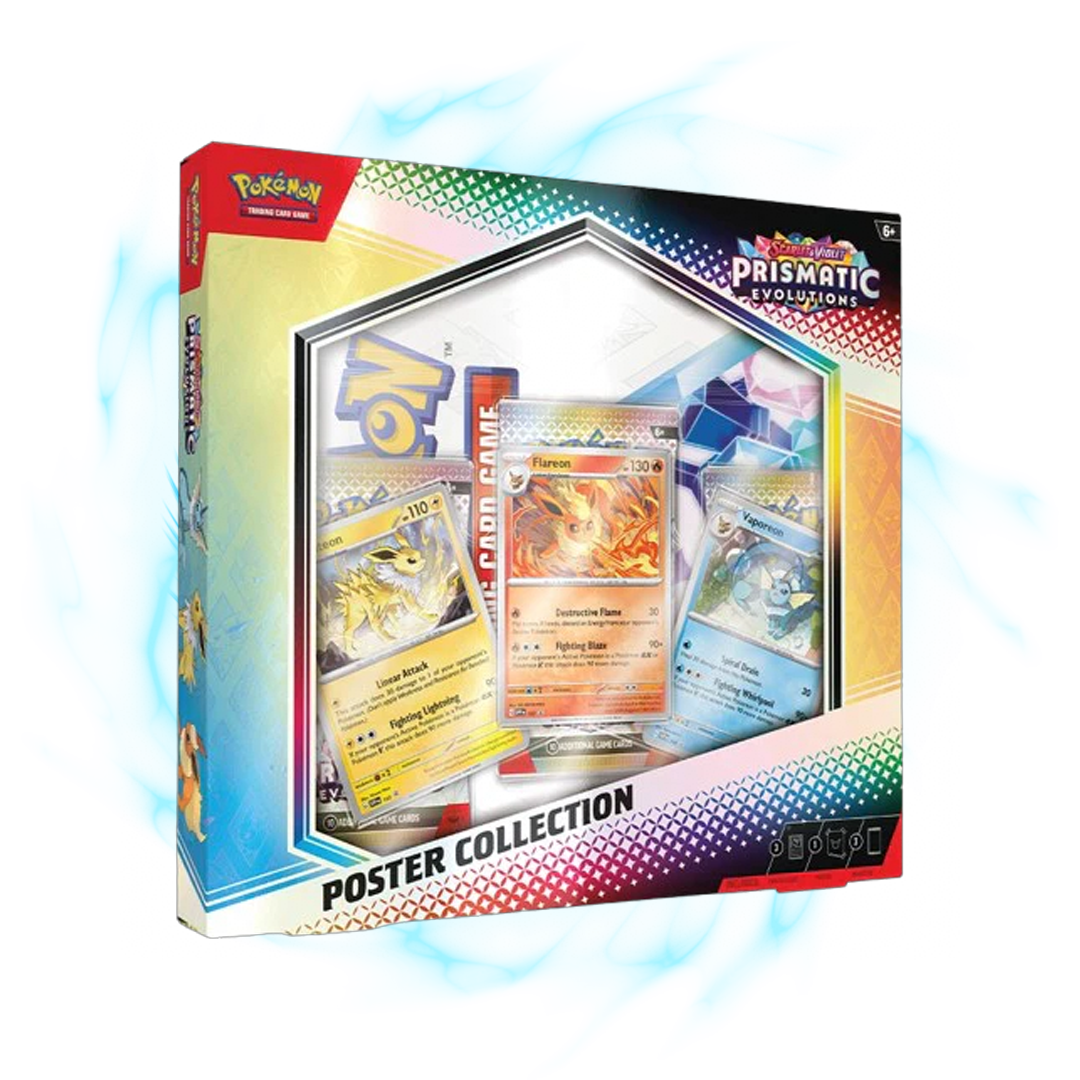 Pokemon Prismatic Evolutions Poster Collection Box