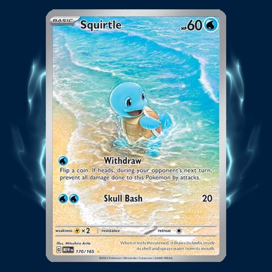 Pokemon 151 Squirtle IR 170/165