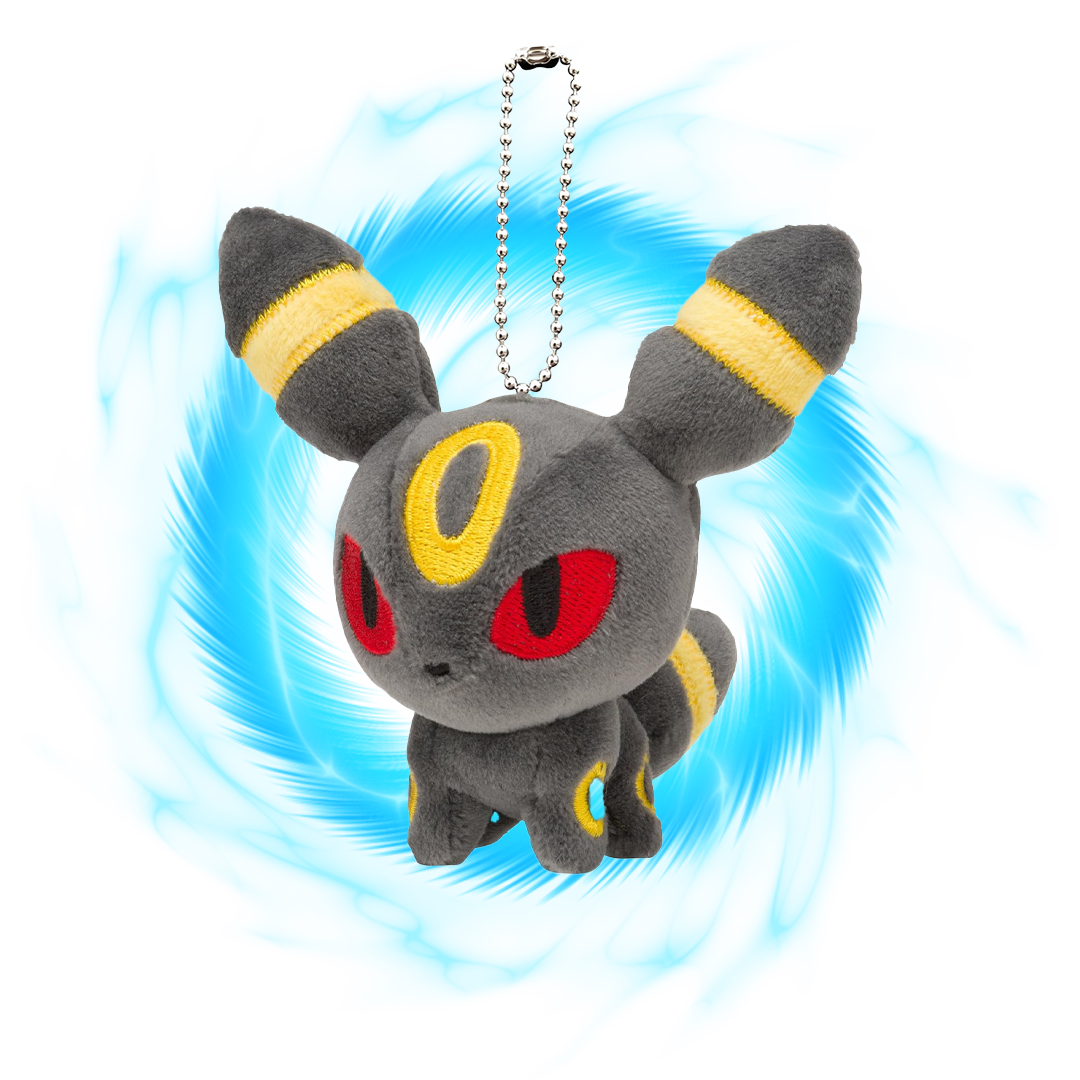 Pokemon Center Umbreon Plush Poke Doll Key Chain