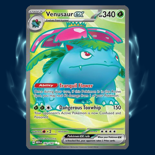 Pokemon 151 Venusaur Full Art 182/165