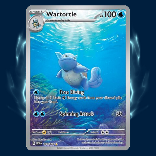 Pokemon 151 Wartortle IR 171/165