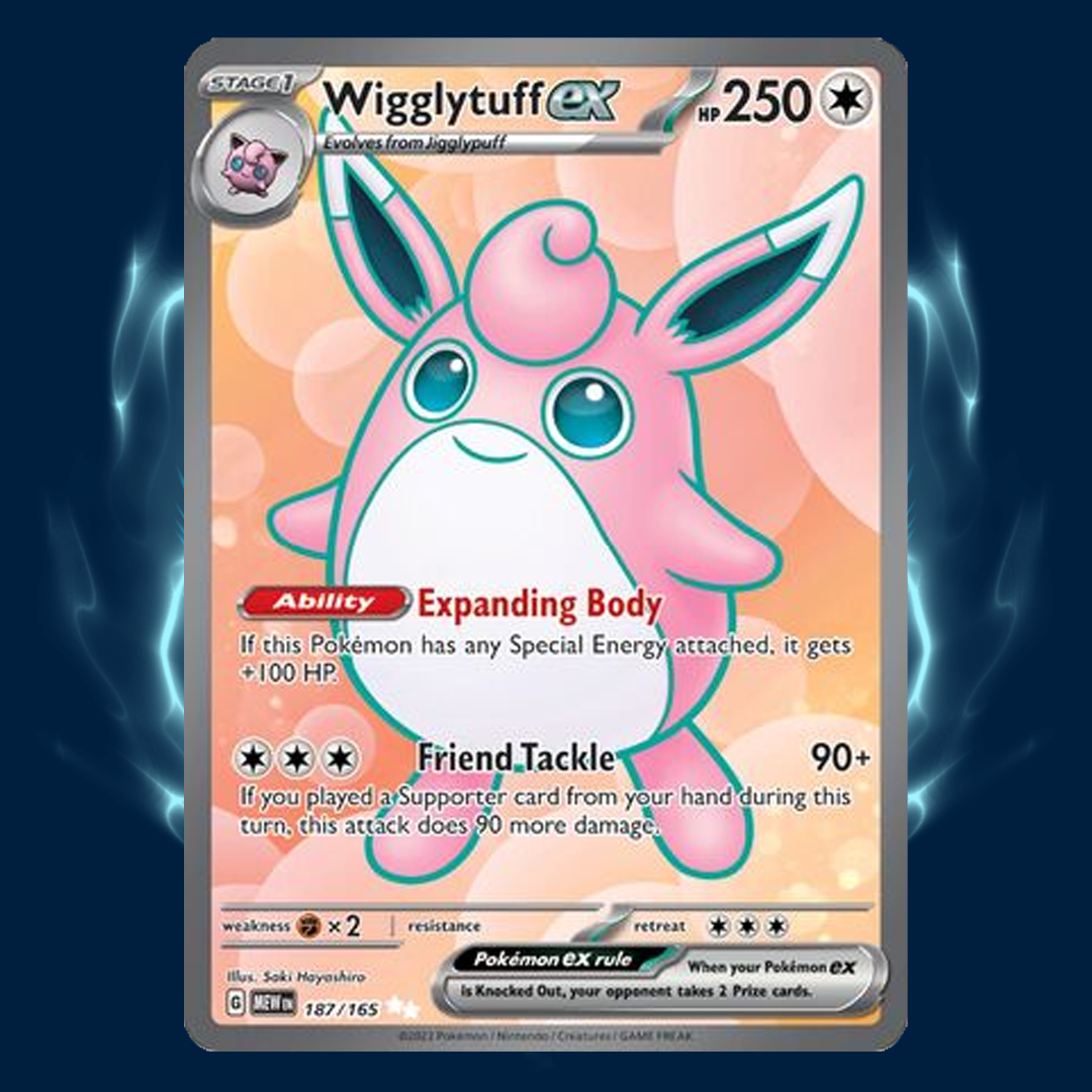 Pokemon 151 Wigglytuff Full Art 187/165