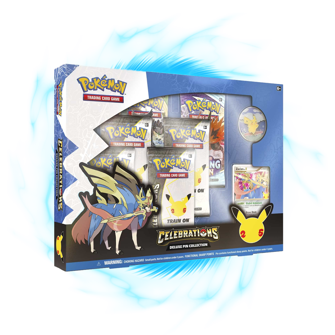 Pokemon Celebrations Zacian Collection Box Card Galaxy Pokemon Celebrations Zacian Collection Box Card Galaxy